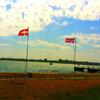 Shoreline in Sturgeon Bay. 